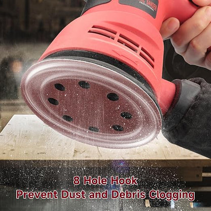 100 PCS 5 Inch Sanding Discs 60 Grit, Round Hook and Loop Sandpaper - Image 5