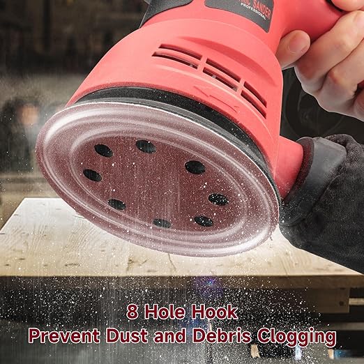 100 PCS 5 Inch Sanding Discs 150 Grit, Round Hook and Loop Sandpaper - Image 5