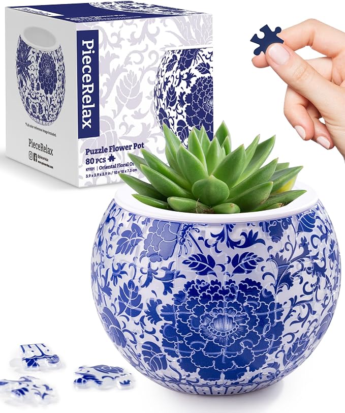 PieceRelax 3D Puzzle Planter by PieceRelax
