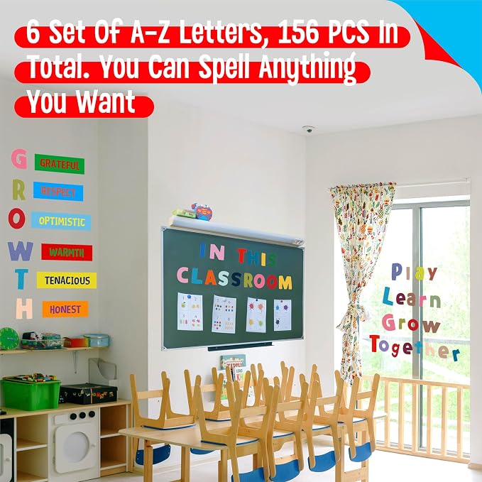 288 PCS Alphabet Combo Set, Large Size Letters Uppercase/Lowercase Letters - Image 5