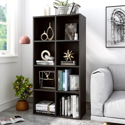 8-Cube Storage Shelf Bookcase - Image 2