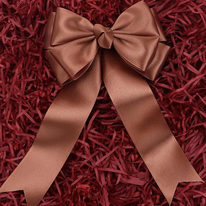 Brown Solid Satin Ribbon 2 Inch 25 Yards Solid Polyester Fabric Ribbon - Image 5