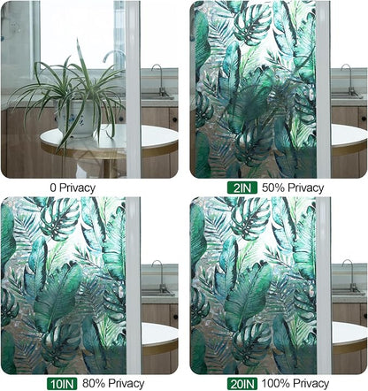 DKTIE Nature Pattern Rainbow Window Film Decorative Stained Glass Window Film - Image 8