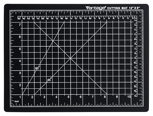 Dahle Vantage 10670 Premium Self-Healing Cutting Mat, 1/2" Grid, 5 Layers by Dahle