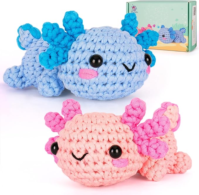 Crochetta Crochet Kit for Beginners, Crochet Starter Kit w Step-by-Step Video by Crochetta