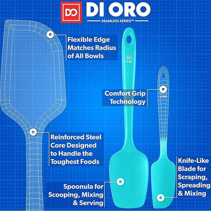 DI ORO Silicone Spatula Set - Image 4