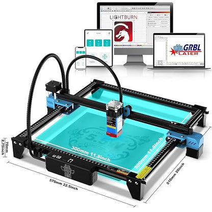 TTS-55 PRO 5500mW Laser Engraver Machine Laser Cutter Laser Cutting Engraving - Image 3