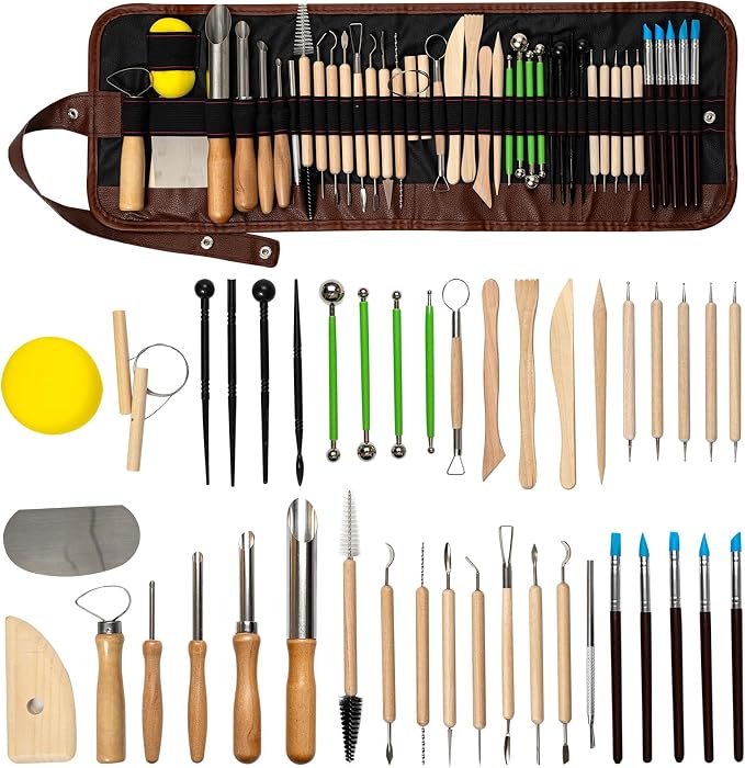 42 PCS Clay Tool, Clay Sculpting Tools Kit, Pottery Tools Can be Used by Unknown