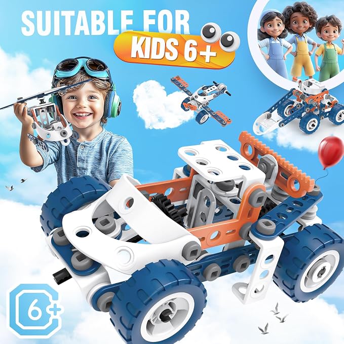 SMIESSKIDDO 12 in 1 STEM Toys - Image 5