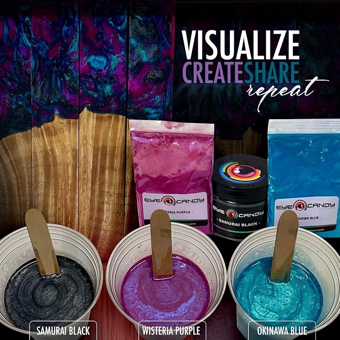 Eye Candy Pigments Premium Black Mica Powder - Image 5