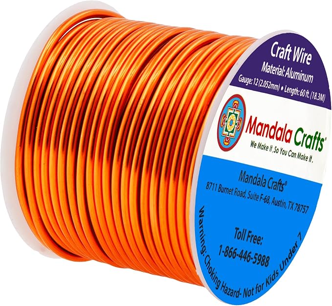 Mandala Crafts 12 Gauge Anodized Aluminum Craft Wire - Image 2