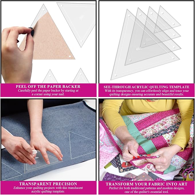 Quilting Acrylic Template Set | Precision Tools - Image 5