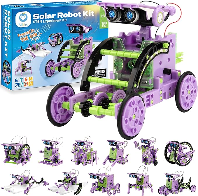 Sillbird Solar Building Robot Kit STEM Gift by Sillbird