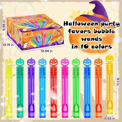 400 Piece Halloween Party Favor Bubbles, Halloween Bubble Wands Bulk - Image 3