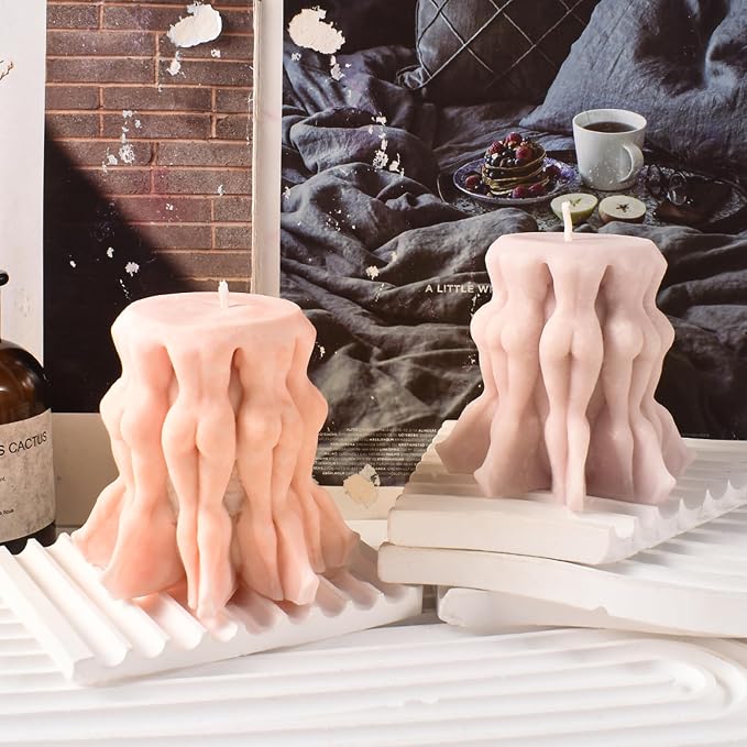 Cylinder Wave Rotation Body Soap Resin Casting Resin Making Molds Silicone Mold - Image 5