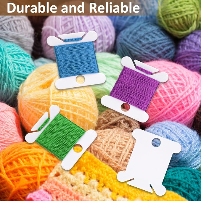 200 PCS Embroidery Floss Bobbins, Plastic Embroidery Floss Organizer, Thread - Image 5