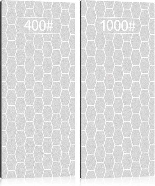 2PCS Diamond Sharpening Stone, Kalolary Knife Sharpener Stone Whetstone by Kalolary