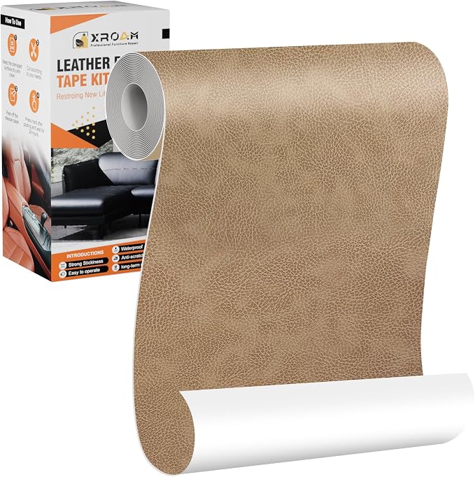 Leather Repair Tape, 4.7x63 inch Leather Patches by ProfessionalFurnitureRepair