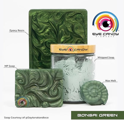 Eye Candy Pigments Premium Green Mica Powder - Image 2