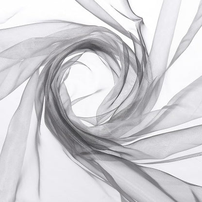 MECCANIXITY Iridescent Sheer Organza Fabric, 2 Yards x 59 Inches Solid by MECCANIXITY