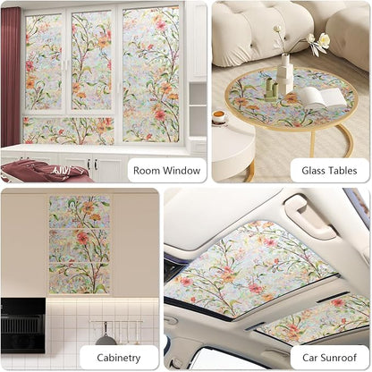 NINETREX Window Privacy Film, Stained Glass Window Film, Rainbow Decorative - Image 5
