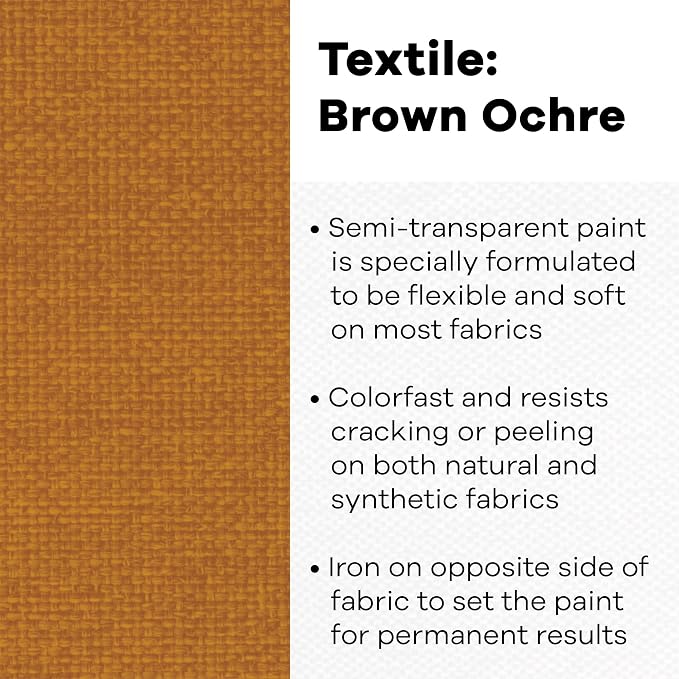 Textile Color Paint BRWN Ochre - Image 2