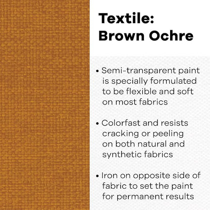 Textile Color Paint BRWN Ochre - Image 2
