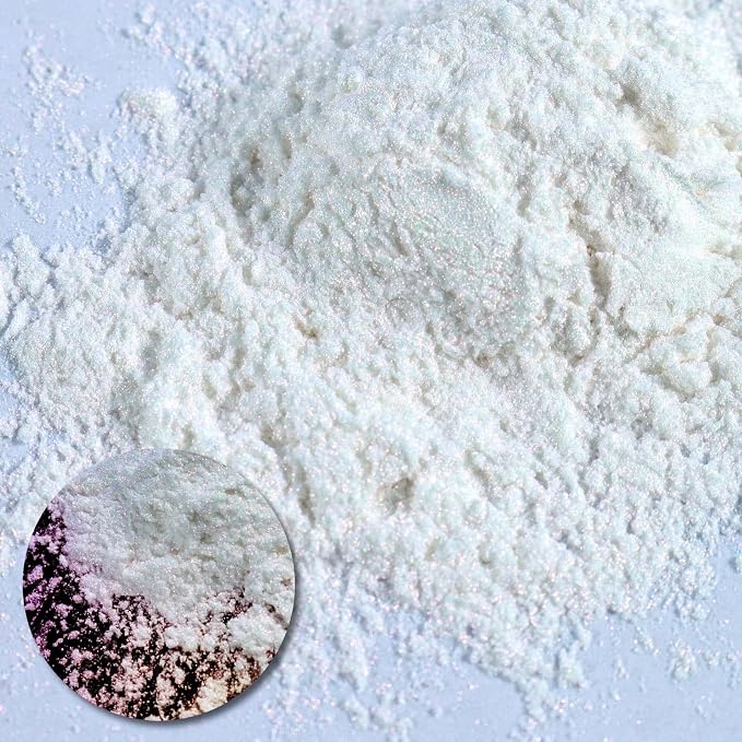 Ceya Chameleon Mica Powder, 1.8oz/ 50g Angelic Galaxy Chrome Nail Powder - Image 2