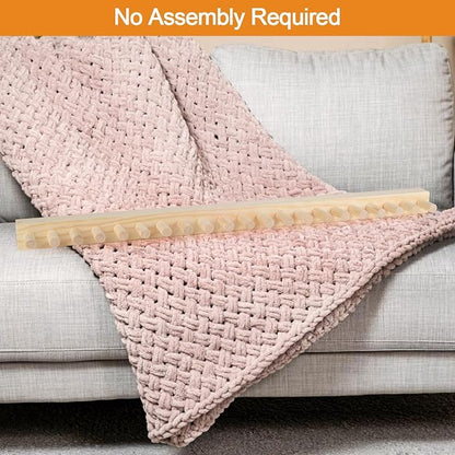 QWM 72“ Chunky Blankets Loom Knitting Looms Long Installation Free and - Image 2