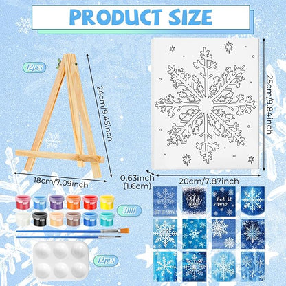 Zhanmai 12 Pack Pre Drawn Canvas - Image 2