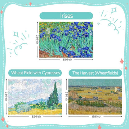 150 Pieces Mini Jigsaw Puzzles for Adults & Kids, Wheat Field - Image 5
