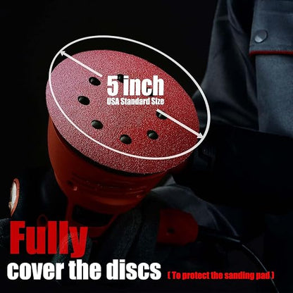 Sanding Disc 5 Inch 8 Hole, Sandpaper - Image 2
