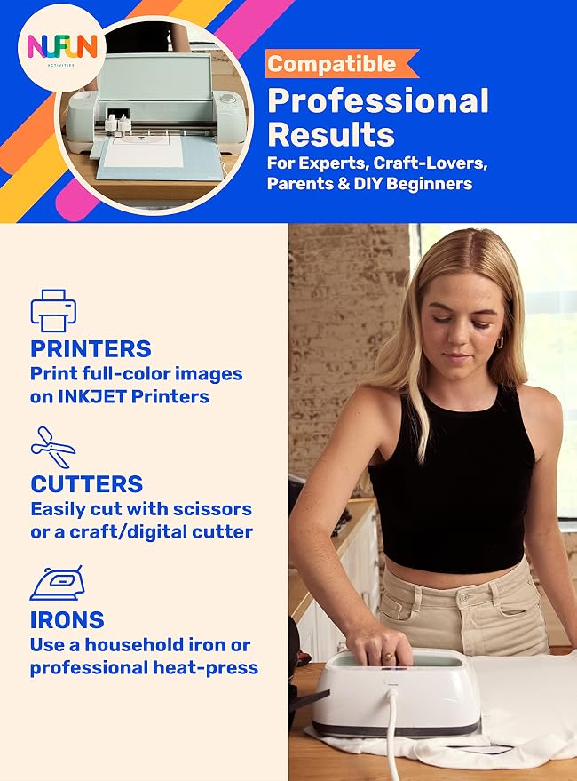 NuFun Activities Printable Iron-on Heat Transfer Paper - Image 4