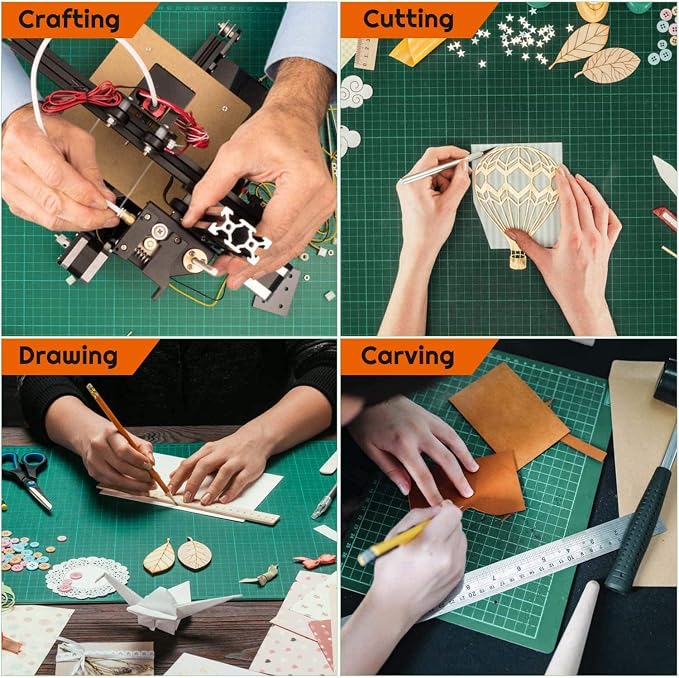 anezus Self Healing Sewing Mat, 12inch x 18inch Rotary Cutting Mat Double Sided - Image 6