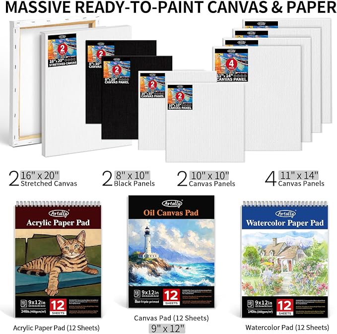 188Pcs All-in-One Art Painting Kit - Image 5