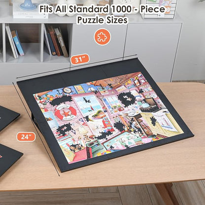 WELGEE 1000-Piecce Tilting Puzzle Board - Image 3