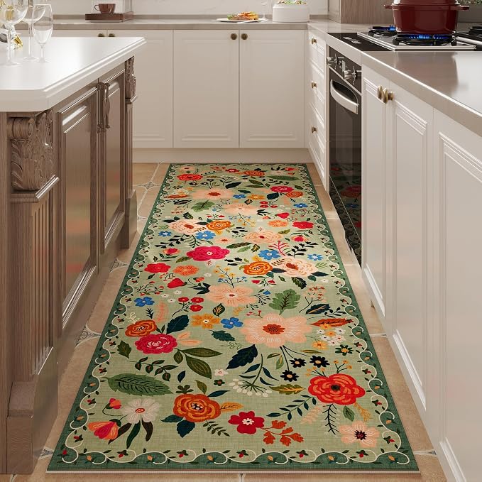 Rugcomf Runner Rug for Hallways Kitchen Rug Non Slip 2'x 6' Washable Rugs by Rugcomf