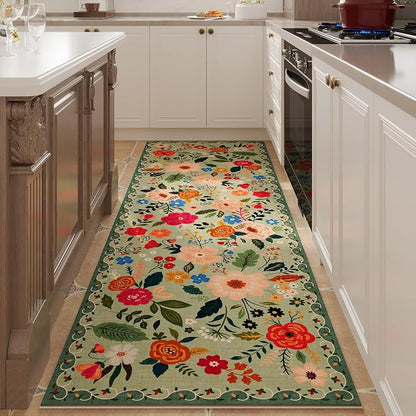 Rugcomf Runner Rug for Hallways Kitchen Rug Non Slip 2'x 6' Washable Rugs by Rugcomf