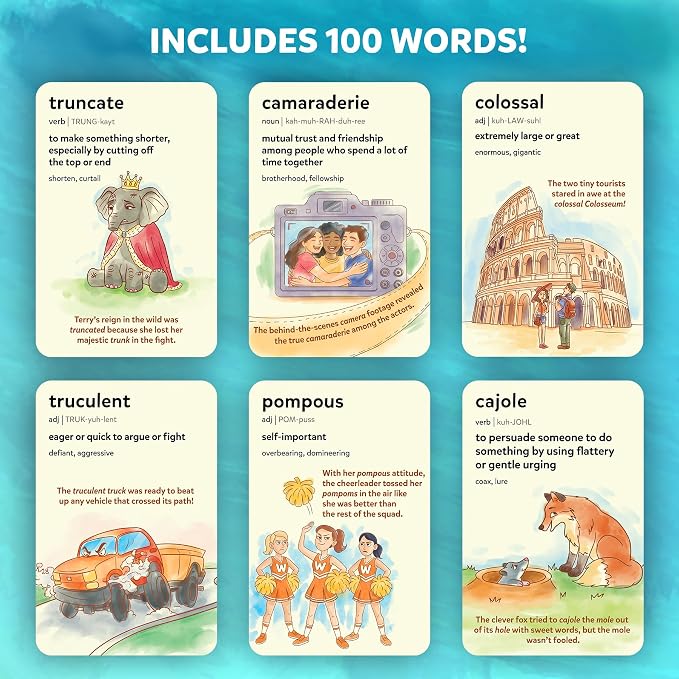 Skillmatics Vocabulary Flash Cards - Image 4