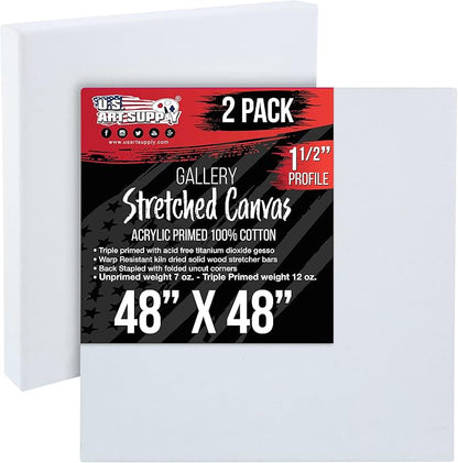 U.S. Art Supply X-Large Stretched Canvas by USArtSupply