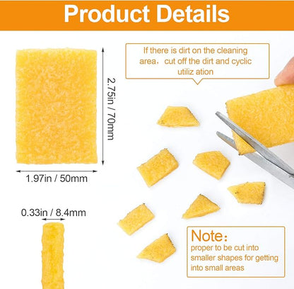 PAGOW 10PCS Rubber Cement Eraser, Glue Residue Pick-Up Eraser, Cleaning Tool - Image 2