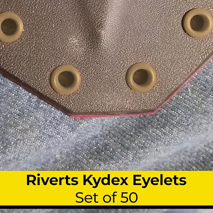 Kydex Rivets Eyelets, 8-8 1/4" Multicolored Grommet Eyelets - Image 2