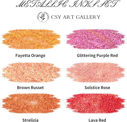 CSY art gallery Pearlescent Acrylic Inks Bottle - Image 3
