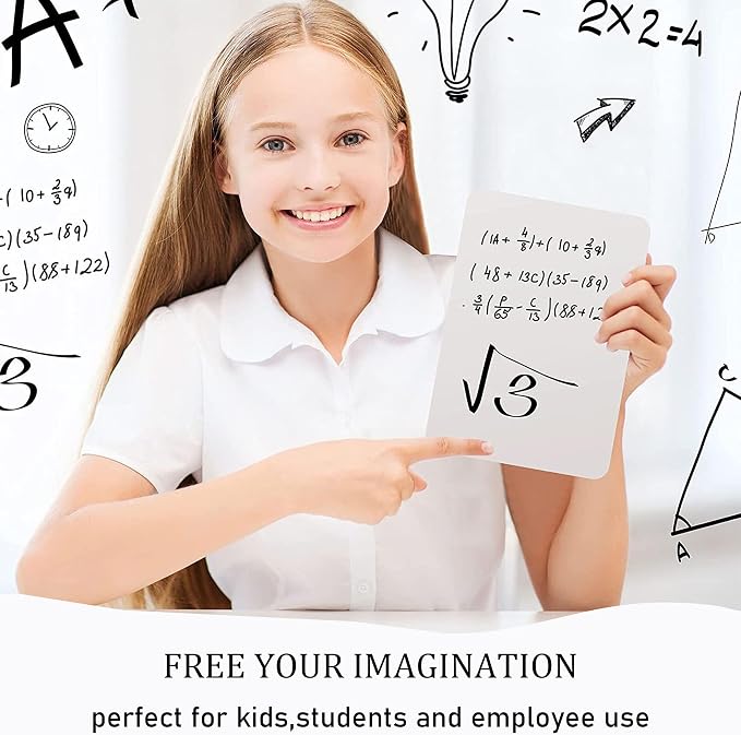 10 Pack Dry Erase Boards, Double-Sided Small White Board - Image 3