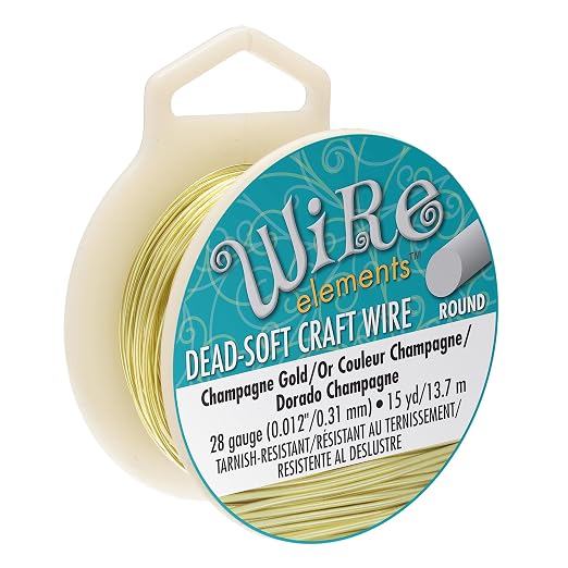 The Beadsmith Wire Elements Craft Wire – Tarnish Resistant, Soft Temper by TheBeadsmith