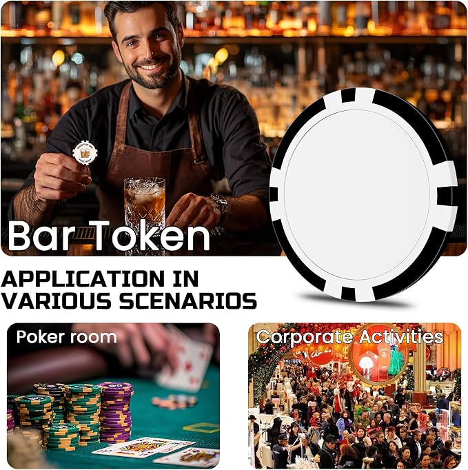 50 Custom Poker Chips, Personalized - Image 5
