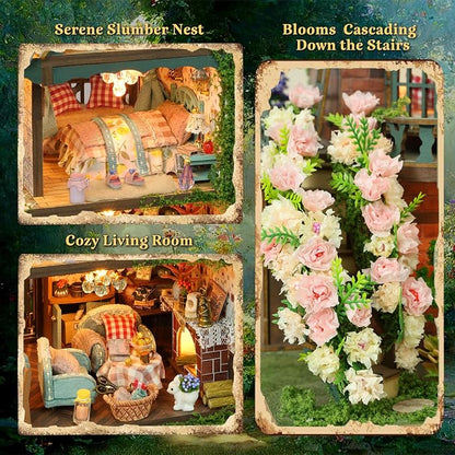 DIY Miniature House Kit, Book Nook Kit - Image 4