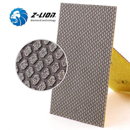 Z-Lion Diamond Abrasive Paper Sheets 120 Grit Diamond Sandpaper Nylon Back - Image 3