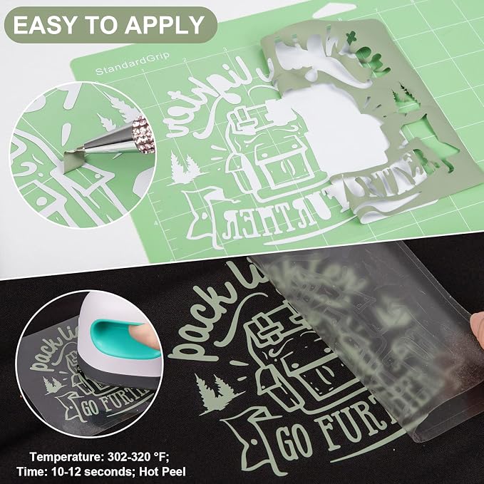 VINYL FROG Heat Transfer Vinyl Roll HTV Vinyl - Image 3