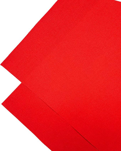 2 Sheets of Red 14 Count Aida Cloth – 21 x 21 Inch Pre-Cut Fabric Squares – - Image 4
